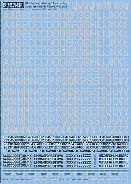 Kitsworld Kitsworld  - 1/72 Stores Ref. 33B/157 RAF Letter Codes 24 inches High 