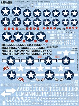Kitsworld Kitsworld  - 1/72 Scale U.S. Navy & Marine markings 