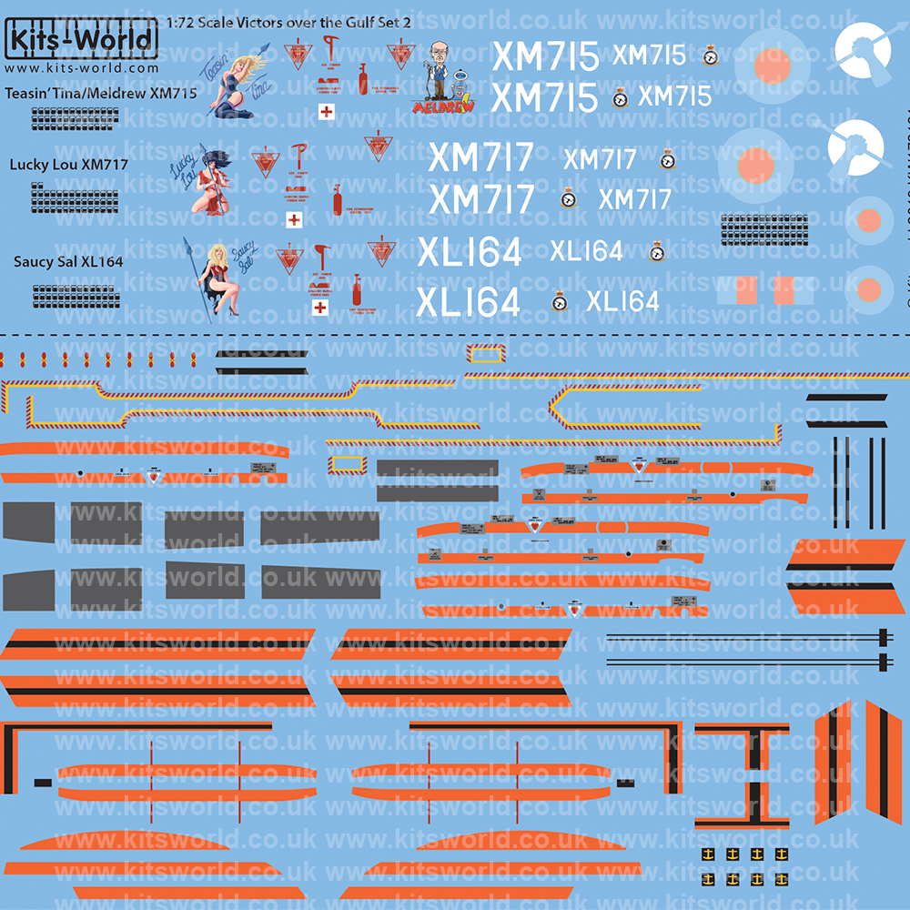 Kitsworld Kitsworld  - 1/72 Scale Handley Page Victors  